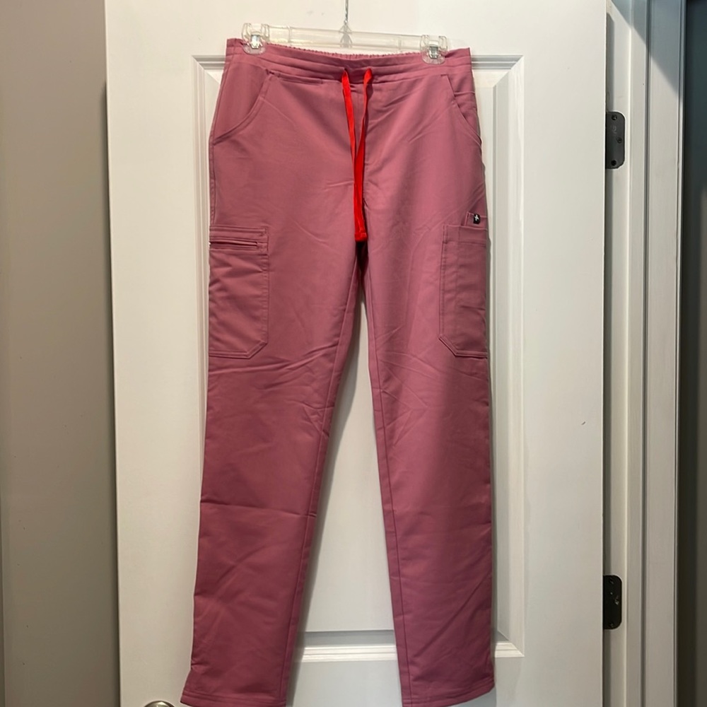 Figs Yola Skinny Pant Chalk pink